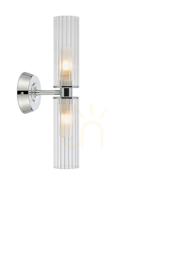 Verifica Lampă de perete baie Markslojd Rimini 2L crom IP44 109027