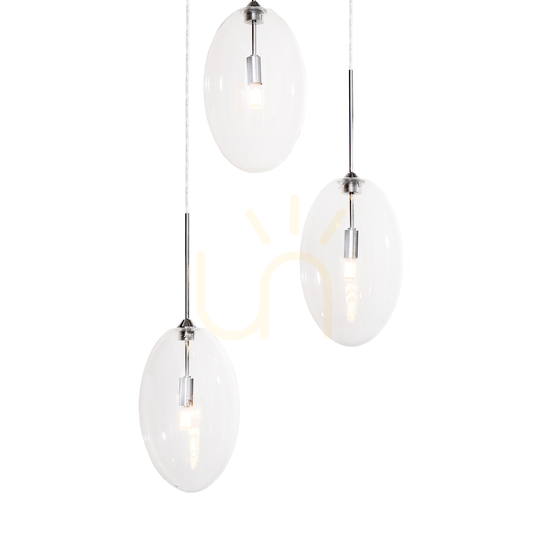 Verifica Lampă suspendată Zuma Line OVAL RT2103-3 crom 3xG9 Lampă suspendată Zuma Line OVAL RT2103-3 crom 3xG9