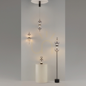 Lampă de podea Maytoni MOON neagră LED dimabilă MOD478FL-L15B3K small 3