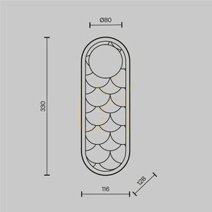 BLINK lampă de perete MOD473WL-L20BSK Maytoni small 12