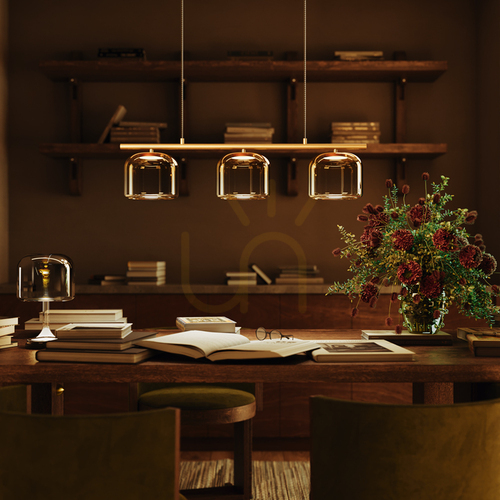 Verifica Lampă suspendată Maytoni Spirito aur LED 3x14W dimmabilă MOD286PL-L12G3K