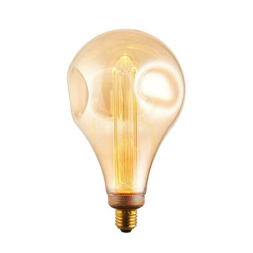 Verifica Bec LED decorativ E27 G95 chihlimbar Endon, sticlă 2.5W