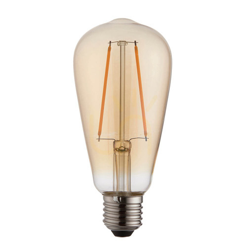Verifica Bec LED filament E27 peră chihlimbar Endon 2W călduros