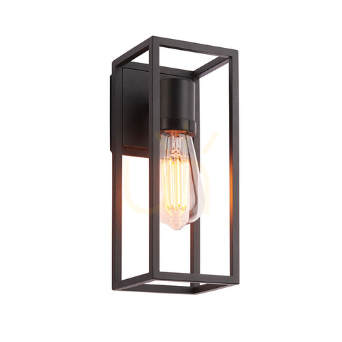 Verifica Aplica perete Endon Herbert neagra aluminiu E27 dimmabila 27 cm