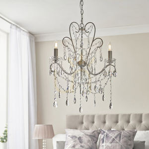 Pendul Endon Berkley 95524 argintiu antichizat cu cristal 3 × E14 small 3