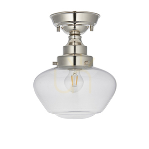 Lampă de tavan Endon Camberley Silver E27 sticlă oțel 25 cm small 7