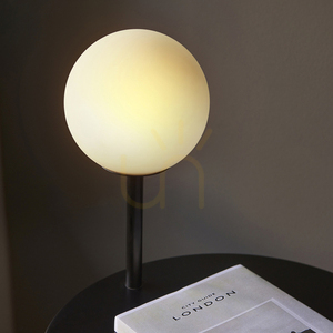 Lampă de podea Endon Halo negru oțel și sticlă G9 81 cm small 6
