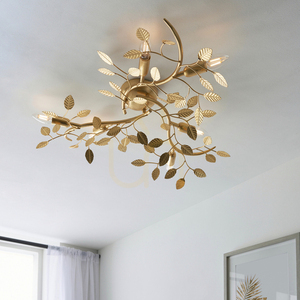 Plafonieră Endon Linette aurie 6xE14 dimabilă Ø76 cm oțel small 5