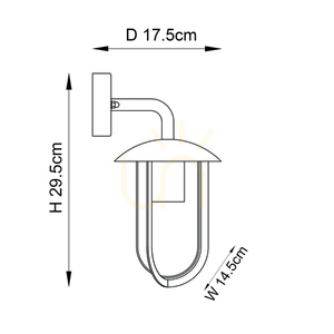 Aplica de perete Endon Quinn neagră E27 dimabilă aluminiu small 2