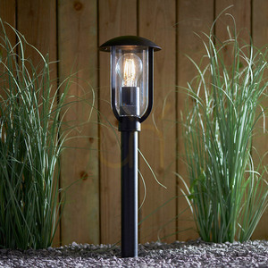 Lampă de exterior Endon Quinn neagră aluminiu E27 50 cm small 5