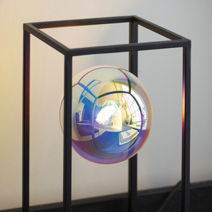 Lampă de masă Endon Kinjo neagră oțel sticlă 30 cm G9 small 8
