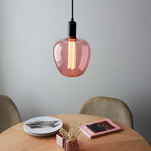 Lampa de masă Endon Roves roz E27 sticlă și oțel 24,5 cm cu bec included small 6
