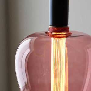 Lampa de masă Endon Roves roz E27 sticlă și oțel 24,5 cm cu bec included small 7
