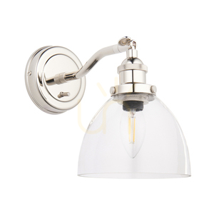Lampă de perete Endon Hansen argintie oțel sticlă E14 dimmabilă 9 Lampă de perete Endon Hansen argintie oțel sticlă E14 dimmabilă small 9