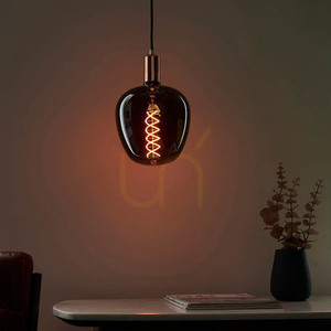 Bec LED Endon Helix 98083 E27 4 W, sticlă fumurie, 1800 K, Ø19 cm small 4
