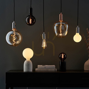 Bec LED E27 4W Endon Twist Amber, dimabil, sticlă, chihlimbar, 14,2 cm small 3