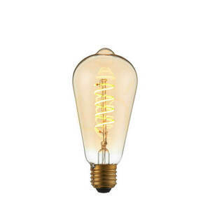 Bec LED E27 4W Endon Twist Amber, dimabil, sticlă, chihlimbar, 14,2 cm small 0