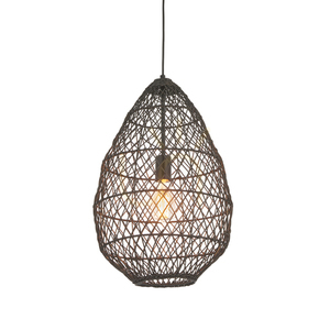 Pendul Endon Pimva negru ratan E27 35 cm dimmabil 0 Pendul Endon Pimva negru ratan E27 35 cm dimmabil small 0