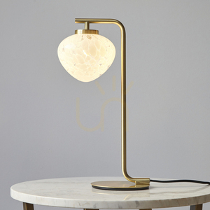 Lampă de masă Endon Mali Brass, oțel și sticlă, G9, 42,3 cm 3 Lampă de masă Endon Mali Brass, oțel și sticlă, G9, 42,3 cm small 3