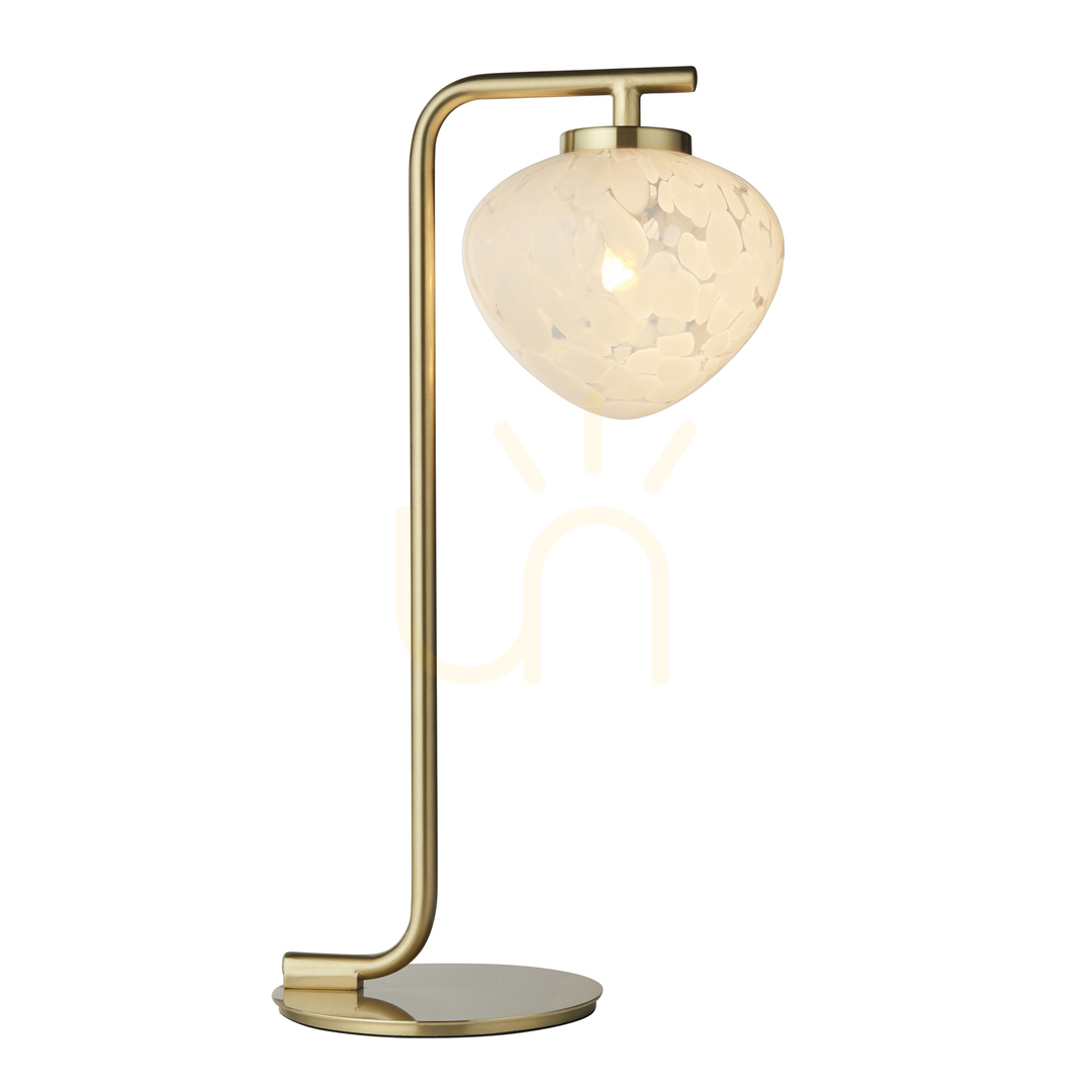 Verifica Lampă de masă Endon Mali Brass, oțel și sticlă, G9, 42,3 cm Lampă de masă Endon Mali Brass, oțel și sticlă, G9, 42,3 cm