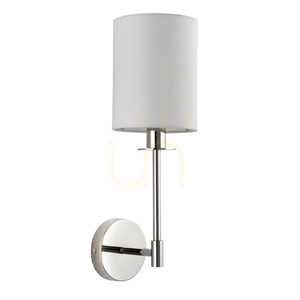 Lampă de perete Endon Sancerre argintie, textilă, E14, dimabilă 7 Lampă de perete Endon Sancerre argintie, textilă, E14, dimabilă small 7