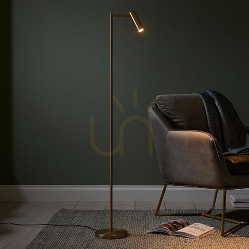 Verifica Lampadar LED pentru citit Endon Dedicated Reader, finisaj alamă, 125 cm