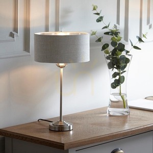 Lampă de masă Endon Highclere bej cu abajur textil 44,7 cm small 3