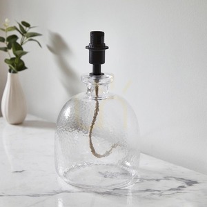 Bază de lampă de masă Endon Lyra neagră, sticlă texturată E14 29,3 cm 100910 small 6