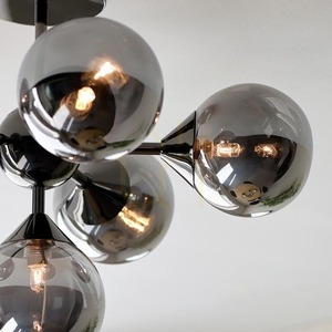 Lampa de tavan Endon Oscar neagră 6x G9 din oțel și sticlă 7 Lampa de tavan Endon Oscar neagră 6x G9 din oțel și sticlă small 7