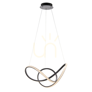 Pendant lumini Endon Francisca negru LED dimmabil 55 cm aluminiu acril 1 Pendant lumini Endon Francisca negru LED dimmabil 55 cm aluminiu acril small 1