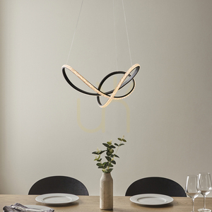 Pendant lumini Endon Francisca negru LED dimmabil 55 cm aluminiu acril 5 Pendant lumini Endon Francisca negru LED dimmabil 55 cm aluminiu acril small 5