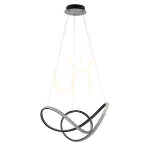 Pendant lumini Endon Francisca negru LED dimmabil 55 cm aluminiu acril 9 Pendant lumini Endon Francisca negru LED dimmabil 55 cm aluminiu acril small 9