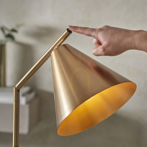 Lampa permanentă Endon Cape Brass alamă E27 oțel small 5