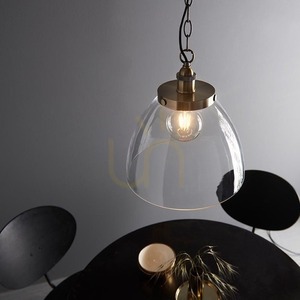 Pendul Endon Hansen Grand alamă sticlă E27 1 bec dimabil Ø33 cm 5 Pendul Endon Hansen Grand alamă sticlă E27 1 bec dimabil Ø33 cm small 5