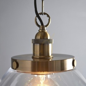 Pendul Endon Hansen Grand alamă sticlă E27 1 bec dimabil Ø33 cm 6 Pendul Endon Hansen Grand alamă sticlă E27 1 bec dimabil Ø33 cm small 6