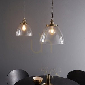Pendul Endon Hansen Grand alamă sticlă E27 1 bec dimabil Ø33 cm 7 Pendul Endon Hansen Grand alamă sticlă E27 1 bec dimabil Ø33 cm small 7
