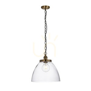 Pendul Endon Hansen Grand alamă sticlă E27 1 bec dimabil Ø33 cm 8 Pendul Endon Hansen Grand alamă sticlă E27 1 bec dimabil Ø33 cm small 8