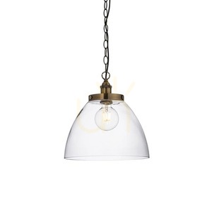 Pendul Endon Hansen Grand alamă sticlă E27 1 bec dimabil Ø33 cm 0 Pendul Endon Hansen Grand alamă sticlă E27 1 bec dimabil Ø33 cm small 0