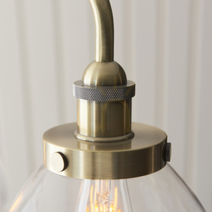 Pendul Endon Hansen Brass 3xE27 alamă sticlă reglabil dimabil small 7