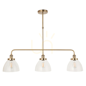 Pendul Endon Hansen Brass 3xE27 alamă sticlă reglabil dimabil small 8