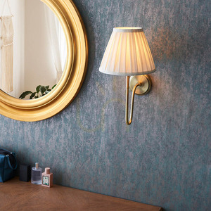 Lampă de perete Endon Rouen Carla alamă crem E27 dimmabilă 49 cm small 3