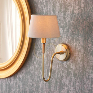 Lampă de perete Endon Rouen & Cici alamă E27 1 bec 42,5 cm small 1