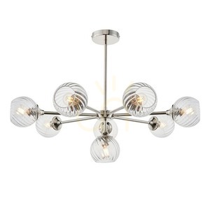 Lampă cu pandantiv Allegra Silver Endon 0 Lampă cu pandantiv Allegra Silver Endon small 0