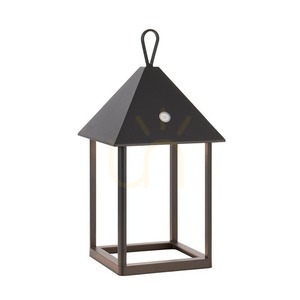 Lampă LED portabilă de exterior Endon Hoot Medium neagră 106789 small 0