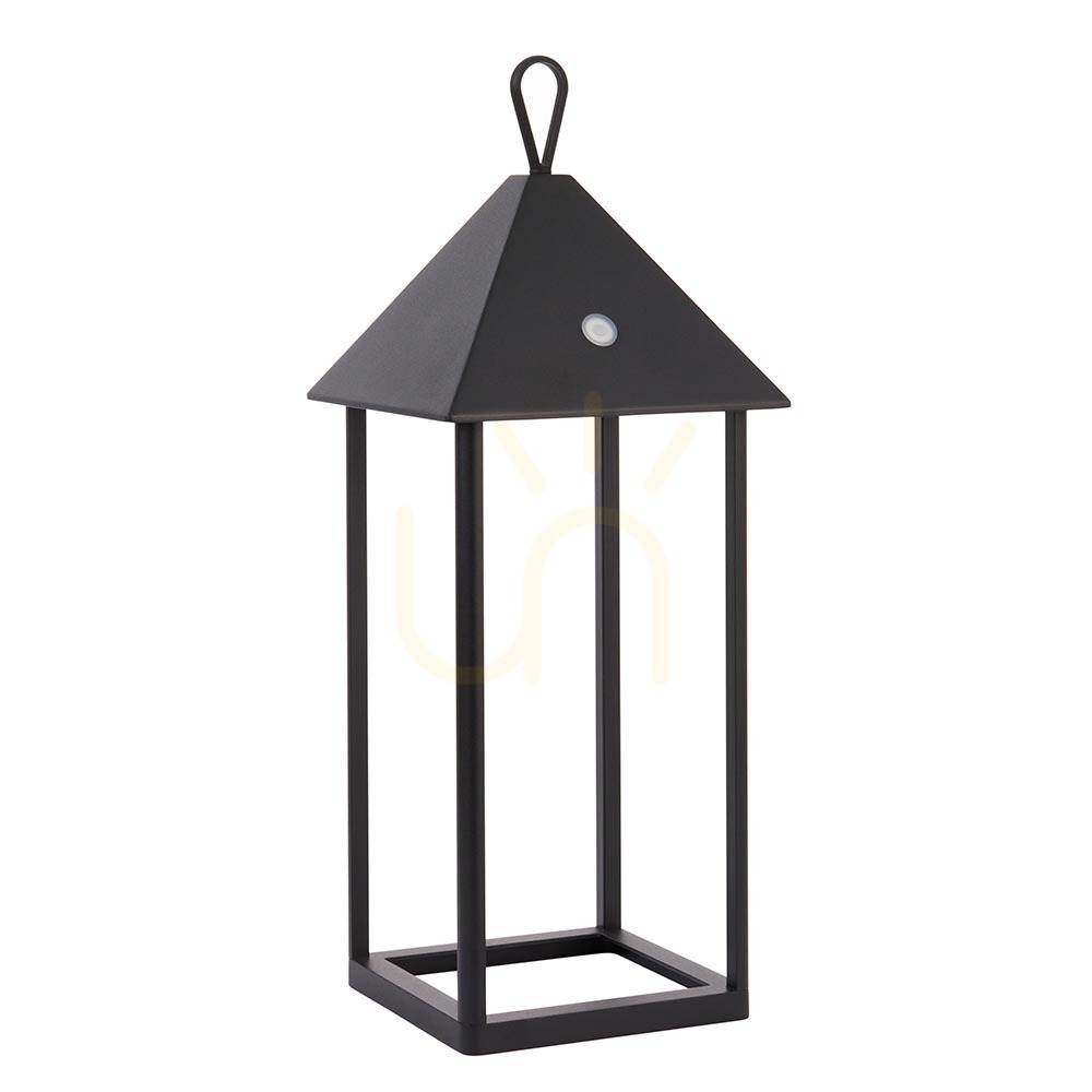 Spectacol Lampă de masă Endon Hoot neagră aluminiu sticlă LED 40 cm Lampă de masă Endon Hoot neagră aluminiu sticlă LED 40 cm