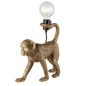 Lampă de masă Endon Capuchin neagră rășină oțel E27 37,5 cm small 0