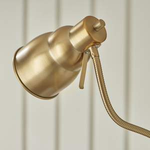 Lampadar pentru citit Endon Classic Flexi GU10, finisaj alamă, 163 cm small 6