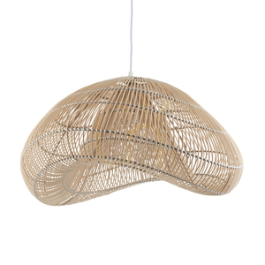 Pendul Endon Misra maro ratan oțel E27 54 cm small 6