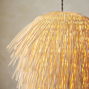 Lampă suspendată Endon Pushpa bronz ratan E27 47 cm 4 Lampă suspendată Endon Pushpa bronz ratan E27 47 cm small 4