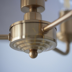 Lampă suspendată Endon Highclere Brass 3xE14 alamă textilă dimabilă 4 Lampă suspendată Endon Highclere Brass 3xE14 alamă textilă dimabilă small 4